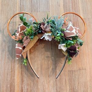 Safari Giraffe Animal Kingdom Mickey ear headband